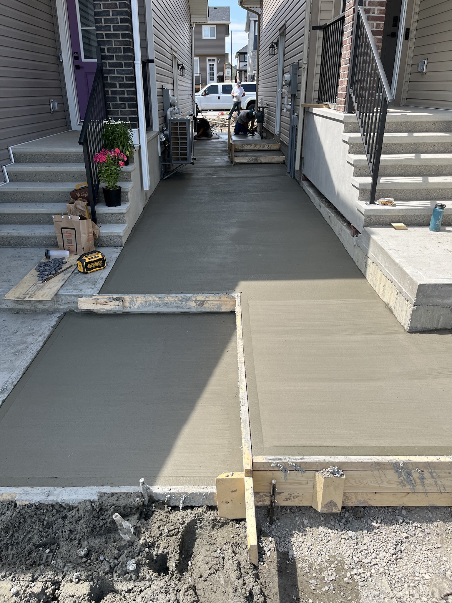 Concrete flatwork project